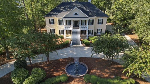 Aerial view of the home